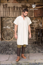 Load image into Gallery viewer, Short Sleeve Under Tunic Snorri Natural
