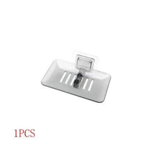 Load image into Gallery viewer, Soap Dish Suction Cup Soap Dish Soap Dish for Bathroom Case Soap Box Dish Storage Plate Drain Soap Box Soap Holder Transparent Soap Dish Drainer Tray - Suction Cup Soap Dish Holder Wall Mounted for Bathroom Shower
