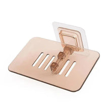 Load image into Gallery viewer, Soap Rack No Drilling Wall Mounted Double Layer Soap Holder Soap Sponge Dish Bathroom Accessories Soap Dishes Self Adhesive Shower Soap Saver Holder Stand Bathroom Bar Soap Case Adhesive Kitchen Sink Sponge Holder Drainer Wall Soap Dish Container
