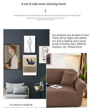 Load image into Gallery viewer, Sofa Cover Waterproof Waffle Sofa Cover All-Inclusive Thick  Sofa Towel Waterproof Sofa Cushion Waterproof Couch Cover Dual Waterproof Sofa Cover Stretch Jacquard Sofa Slipcover Leakproof Furniture Protector For Kids
