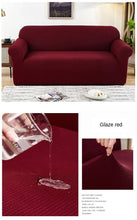 Load image into Gallery viewer, Sofa Cover Waterproof Waffle Sofa Cover All-Inclusive Thick  Sofa Towel Waterproof Sofa Cushion Waterproof Couch Cover Dual Waterproof Sofa Cover Stretch Jacquard Sofa Slipcover Leakproof Furniture Protector For Kids
