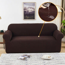 Load image into Gallery viewer, Sofa Cover Waterproof Waffle Sofa Cover All-Inclusive Thick  Sofa Towel Waterproof Sofa Cushion Waterproof Couch Cover Dual Waterproof Sofa Cover Stretch Jacquard Sofa Slipcover Leakproof Furniture Protector For Kids
