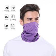 Load image into Gallery viewer, Soft And Comfortable Silk Scarf Unisex Magic Scarf Outdoor Sports Bicycle Headband Bike Cycling Neck Tube Warmer Riding Bandanas Face Mask
