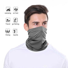 Load image into Gallery viewer, Soft And Comfortable Silk Scarf Unisex Magic Scarf Outdoor Sports Bicycle Headband Bike Cycling Neck Tube Warmer Riding Bandanas Face Mask
