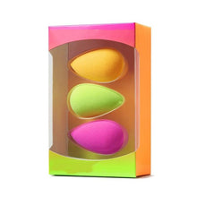 Load image into Gallery viewer, Soft Colorful Makeup Sponge Cosmetic Powder Set Sponge Puff Wet Bigger Cosmetic Tool Make up Sponge Healthy Latex Soft Sponge
