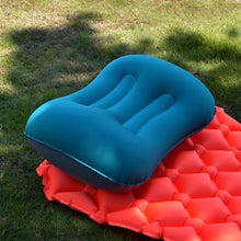 Load image into Gallery viewer, Soft Neck Protective Head Rest Pillow Portable Outdoor Travel Camping Pillow Compressible Inflatable Cushion Portable Outdoor Travel Camping Pillow Compressible Inflatable Cushion Soft Neck Protective Head Rest Pillow Durable Portable Fold Outdoor Travel
