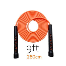 Load image into Gallery viewer, Soft PVC Skipping Rope Rapid Speed Jump Rope Adjustable Tangle Free Exercise Fitness Training Workout Ultra-Lightweight And Adjustable Portable Design Non-Slip Grip Jump Rope
