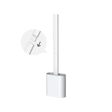 Load image into Gallery viewer, Soft Silicone Head Toilet Brush With Holder Black Wall-Mounted Detachable Handle Bathroom Cleaner Durable Accessories Silicone Toilet Brush Wall Mounting Toilet Brush No-Slip Long Handle Soft Silicone Bristle Toilet Corner Cleaner
