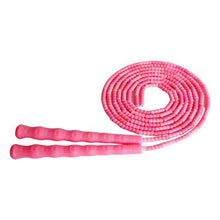 Load image into Gallery viewer, Soft Skipping Rope Yoga Beaded Workout Jumping Non-slip Handle Sports Gym Exercise  Burning Fitness Adjustable Length Tangle-Free Segmented Soft Beaded Skipping Rope Fitness Jump Rope For Kids Man Women
