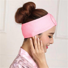 Load image into Gallery viewer, Soft Toweling Hair Accessories Girls Headbands for Face Washing Bath Makeup Hair Band Women Adjustable SPA Facial Headband Gorgeous Hair Accessories For Women
