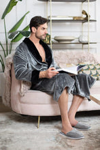 Load image into Gallery viewer, Cozy Mens Plush Robes – Built for Comfort, Designed to Last
