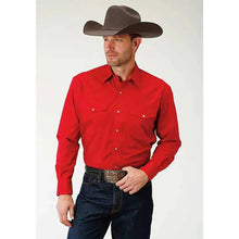 Load image into Gallery viewer, Roper Solid Poplin Snap - Mens Western Shirt
