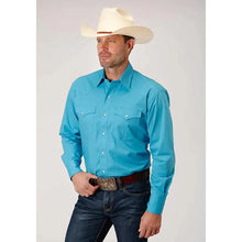 Load image into Gallery viewer, Roper Solid Poplin Snap - Mens Western Shirt
