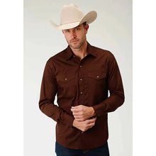 Load image into Gallery viewer, Roper Solid Poplin Snap - Mens Western Shirt

