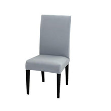 Load image into Gallery viewer, Solid Color Chair Covers Elastic Stretch Protection Case Slipcovers for Wedding Restaurant Home Kitchen Dining Chair Cover Dining Chair Slipcovers Stretch Parsons Chair Covers Sets Chiar Protector Removable Washable Elastic for Ktichen Dining Room
