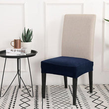 Load image into Gallery viewer, Solid  Dining Chair Cover Elastic Half-wraped Seat Case for Kichen Wedding Banquet Hotel Chair Cushions Cover Removable Washable Dining Room Chair Slipcovers Dining Chair Covers Parsons Chair Slipcover Stretch Chair Covers for Dining Room
