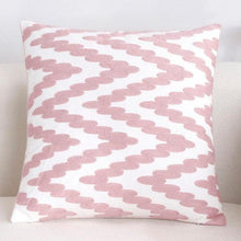 Load image into Gallery viewer, Solid Geometric Cushion Cover Pink Gray Blue Modern Decorative Throw Pillow Case Cushion Case for Room Bedroom Room Decorative Sofa Cushions Throw Pillows Cotton Pillow Covers Pillowcases 45x45
