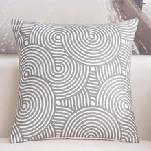Load image into Gallery viewer, Solid Geometric Cushion Cover Pink Gray Blue Modern Decorative Throw Pillow Case Cushion Case for Room Bedroom Room Decorative Sofa Cushions Throw Pillows Cotton Pillow Covers Pillowcases 45x45
