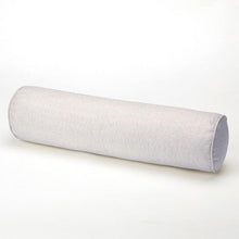 Load image into Gallery viewer, Solid Long Round Maternity Pillow Cotton linen Neck Headrest Body pillow Bed Chair Car Seat Backrest Sleeping Pillow Round Cervical Roll Cylinder Bolster Pillow with Removable Washable Cover, Ergonomically Designed  for Head Neck Spine
