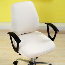Load image into Gallery viewer, Solid Office Computer Chair Cover Spandex Split Seat Cover Universal Office Anti Dust Arm Chair Cover Washable Removable Spandex Rotating Boss Chair Slipcovers Anti-dust Soft Desk Chair Seat Protector for Dogs Cats Pets

