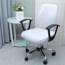 Load image into Gallery viewer, Solid Office Computer Chair Cover Spandex Split Seat Cover Universal Office Anti Dust Arm Chair Cover Washable Removable Spandex Rotating Boss Chair Slipcovers Anti-dust Soft Desk Chair Seat Protector for Dogs Cats Pets
