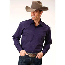 Load image into Gallery viewer, Roper Solid Poplin Snap - Mens Western Shirt
