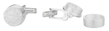 Load image into Gallery viewer, Solid Sterling Aspirin Cufflinks - Great Doctor Gift
