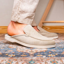 Load image into Gallery viewer, 06-112-GRY SORO Sueded Italian Goatskin Mule Grey
