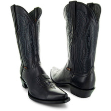 Load image into Gallery viewer, Men's Snip Toe Cowboy Boots Black (H50030) | Soto Boots

