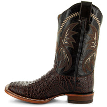Load image into Gallery viewer, Brown Caiman Belly Print Men's Cowboy Boots H4001
