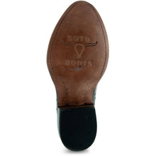 Load image into Gallery viewer, Men's  Brown Ostrich Print Cowboy Boots (H7002)
