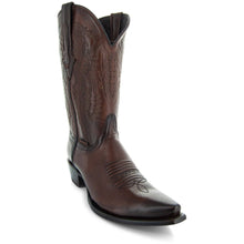 Load image into Gallery viewer, Men's Snip Toe Cowboy Boots Burnished Brown (H50030)
