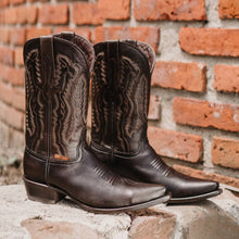 Load image into Gallery viewer, Men's Snip Toe Cowboy Boots Burnished Brown (H50030)
