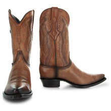 Load image into Gallery viewer, Men's Snip Toe Cowboy Boots Tan (H50030) | Soto Boots
