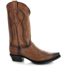 Load image into Gallery viewer, Men's Snip Toe Cowboy Boots Tan (H50030) | Soto Boots
