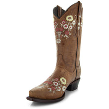Load image into Gallery viewer, Women's Snipped Toe Western Boots | Floral Showstopper Cowgirl Boots (M50044)
