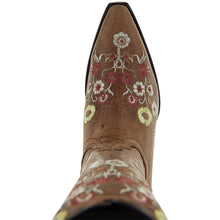 Load image into Gallery viewer, Women's Snipped Toe Western Boots | Floral Showstopper Cowgirl Boots (M50044)
