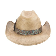 Load image into Gallery viewer, Bullhide Southwest Love - Shangtung Panama Straw Cowboy Hat

