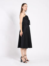 Load image into Gallery viewer, Spaghetti Strap Bow Detailed Midi Dress
