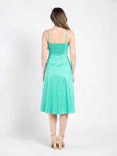 Load image into Gallery viewer, Spaghetti Strap Bow Detailed Midi Dress
