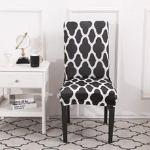 Load image into Gallery viewer, Spandax Stretch Dining Plaid Chair Cover for Sofa And Armchairs Chair Cover Living Room Cover For Office Chaircover Wedding Stretch Parsons Chair Slipcovers Removable Washable Kitchen Chair Protector Cover
