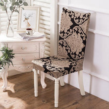 Load image into Gallery viewer, Spandex Chair Cover Stretch Elastic Dining Seat Cover for Banquet Wedding Restaurant Hotel Anti-dirty Removable housse de chaise Chair Covers for Dining Room Stretch Spandex Dining Chair Slipovers Parsons Chair Covers for Dining Room Kitchen
