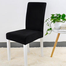 Load image into Gallery viewer, Spandex Chair Cover Stretch Elastic Dining Seat Cover for Banquet Wedding Restaurant Hotel Anti-dirty Removable housse de chaise Chair Covers for Dining Room Stretch Spandex Dining Chair Slipovers Parsons Chair Covers for Dining Room Kitchen
