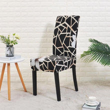 Load image into Gallery viewer, Spandex Chair Cover Stretch Elastic Dining Seat Cover for Banquet Wedding Restaurant Hotel Anti-dirty Removable housse de chaise Chair Covers for Dining Room Stretch Spandex Dining Chair Slipovers Parsons Chair Covers for Dining Room Kitchen
