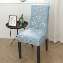 Load image into Gallery viewer, Spandex Chair Covers Printed Dining Room Stretch Seat Cover Chair Protective Case for Restaurant Banquet Kitchen Hotel  Stretch Spandex Removable Washable Dining Chair Protector
