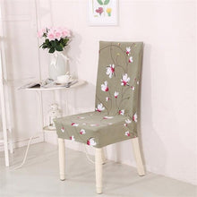 Load image into Gallery viewer, Spandex Dining Chair Cover With Back Elastic Universal Kitchen Living Room Stretch Slipcover Chair Covers Protector Seat Case  Chair Cover Seat Protector Super Fit Slipcover Stretch Removable Washable Soft Spandex Fabric for Home
