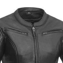 Load image into Gallery viewer, Speed Queen - Womens Motorcycle Leather Jacket
