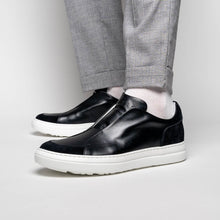 Load image into Gallery viewer, 65-219-BLK SPETTACOLARE Italian Glove Baby Calf Sneakers, Black
