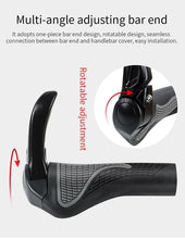 Load image into Gallery viewer, Sponge Bicycle Grips Handle Anti-Skid 3D Silicone Grip Cycling Handlebar Ultralight Bike Grips Foam Single Lock On Bicycle Handle Bar Soft Comfortable Non-Slip Bike Handle Grips For Mountain Beach Cruiser Scooter

