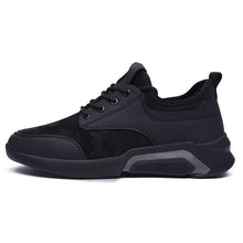 Load image into Gallery viewer, Sport Black Spring Fashion Casual Sports Running Air Shoes Black Mens Sneakers Lightweight Athletic Running Walking Gym Shoes Casual Sports Fashion Walking Sneakers

